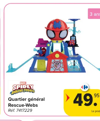 Offre: Quartier général Rescue-Webs Spidey and His Amazing Friends