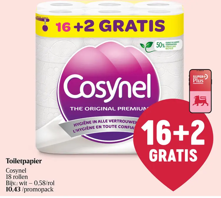 Promotie: Toiletpapier