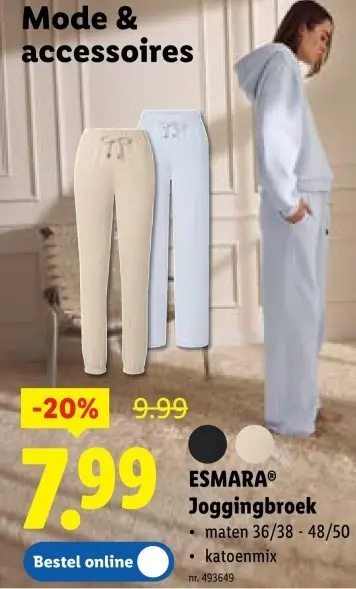 Promotie: Joggingbroek