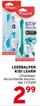 Promotie: Leerbalpen kidi learn
