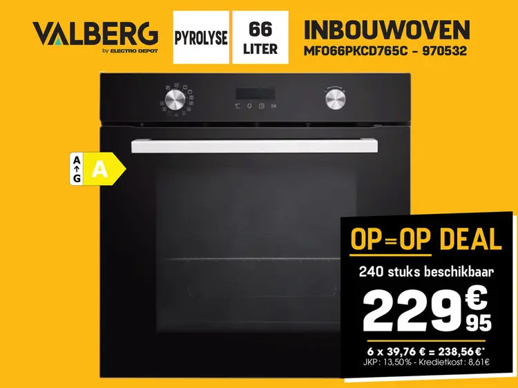 Promotie: Inbouwoven