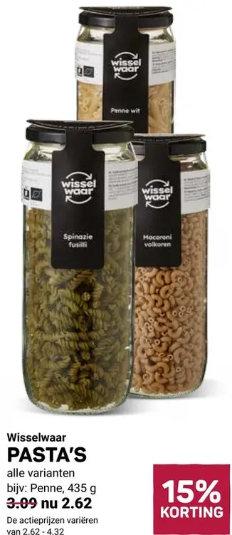 Aanbieding: Wisselwaar Pasta's