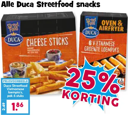 Aanbieding: Streetfood snacks