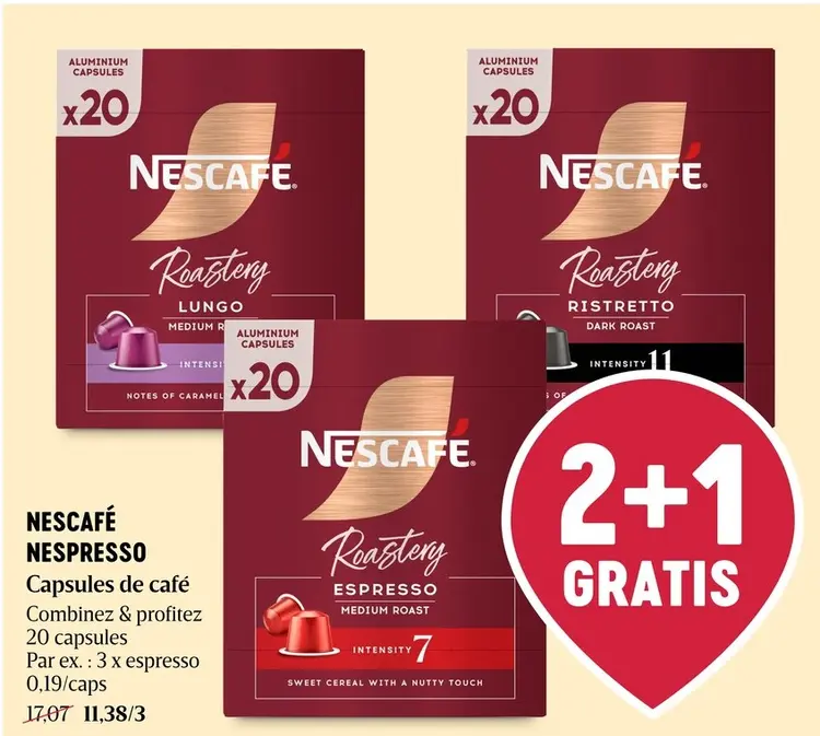 Offre: Capsules de café