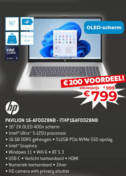 Aanbieding: PAVILION 16-AF0028NB-ITHP16AF0028NB