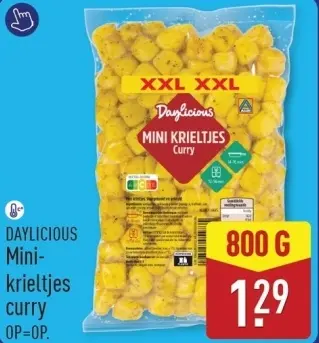 Aanbieding: Mini-krieltjes curry