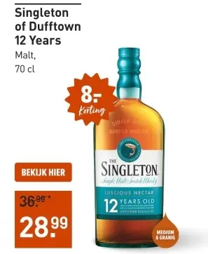 Aanbieding: Singleton of Dufftown 12 Years