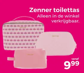 Aanbieding: Zenner toilettas