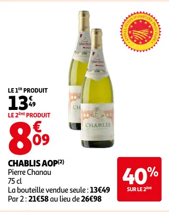 Promotie: Chablis aop