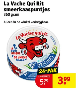 Aanbieding: Smeerkaaspuntjes