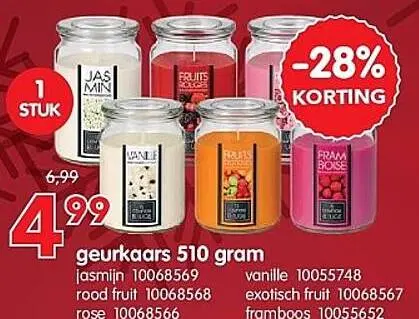 Promotie: geurkaars