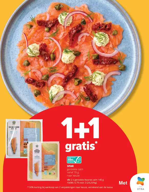 Promotie: SPAR gerookte zalm