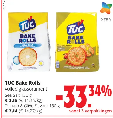 Promotie: Bake Rolls