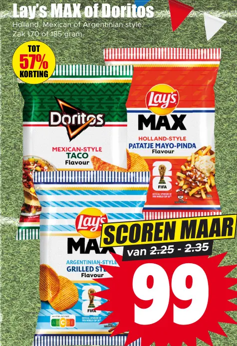Aanbieding: Lay's Max Of Doritos