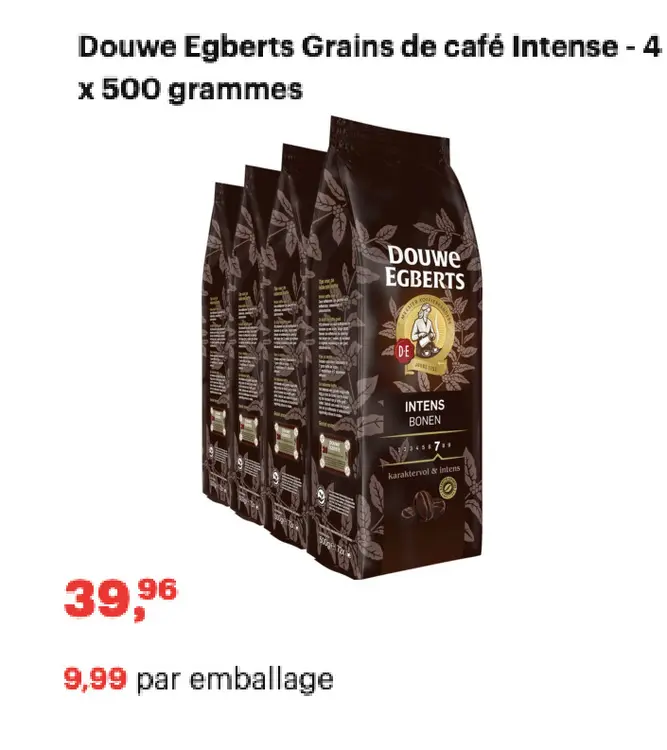 Offre: Grains de café Intense