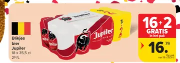 Aanbieding: Blikjes bier Jupiler