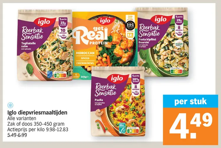 Promotie: Diepvriesmaaltijden