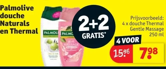 Promotie: douche Naturals en Thermal