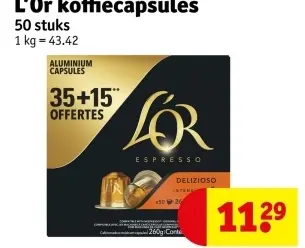 Promotie: koffiecapsules
