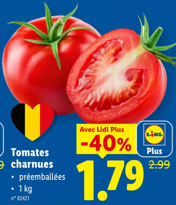 Offre: Tomates charnues