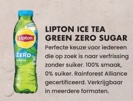 Aanbieding: Lipton Ice Tea Green Zero Sugar