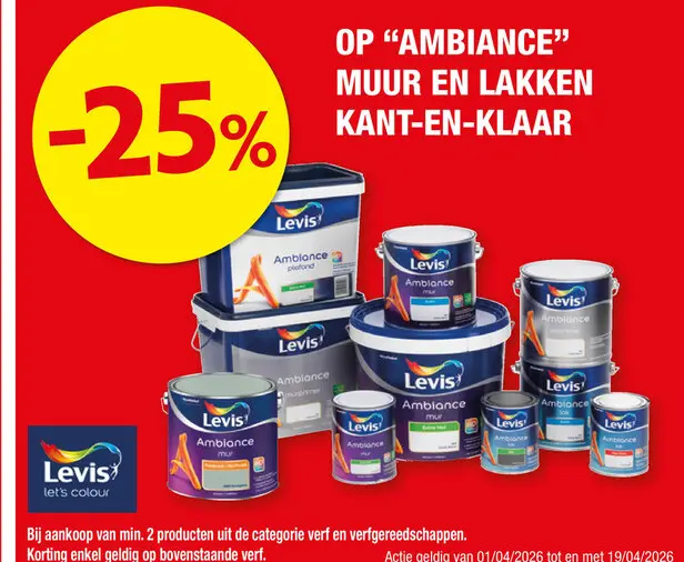 Promotie: Ambiance Muur en Lakken Kant-en-Klaar