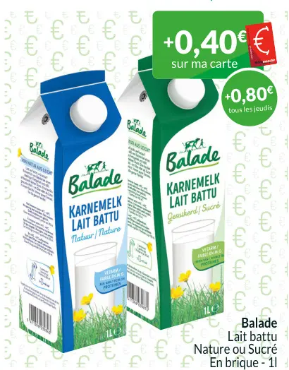 Offre: Lait battu