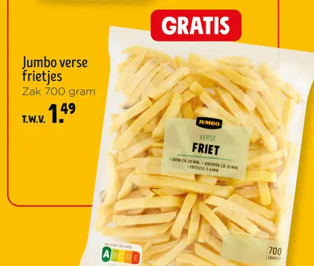 Promotie: Verse frietjes