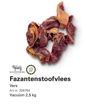 Aanbieding: Fazantenstoofvlees