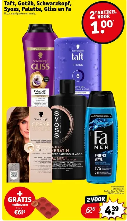 Aanbieding: Fa Men douche Perfect Wave