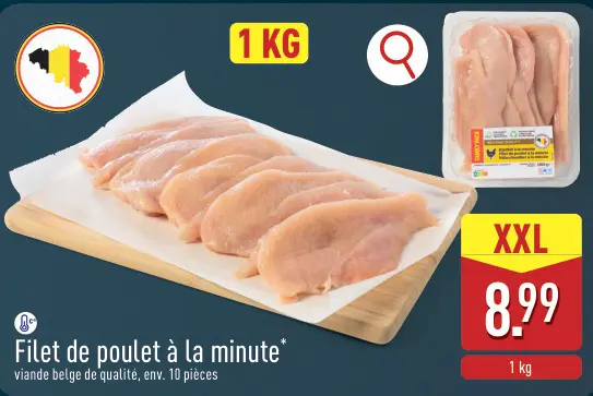 Offre: Filet de poulet à la minute