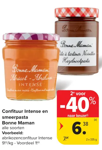 Aanbieding: Confituur Intense en smeerpasta