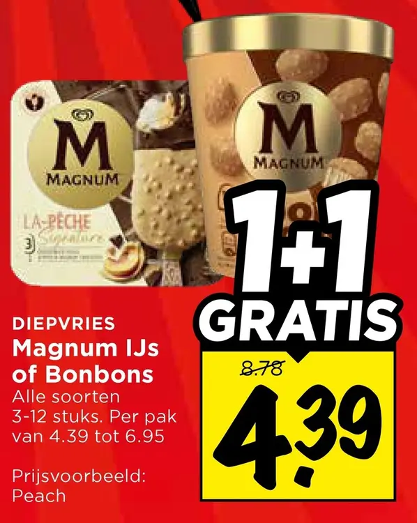 Aanbieding: Magnum IJs of Bonbons
