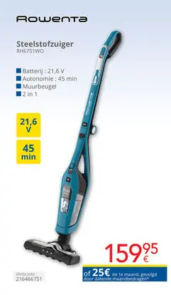 Promotie: Steelstofzuiger