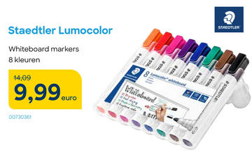 Aanbieding: Staedtler Lumocolor Whiteboard markers