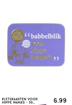 Aanbieding: Kletskaarten voor hippe mama's - 50 kaarten