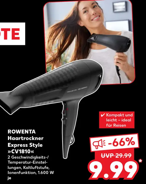 Aanbieding: Haartrockner Express Style >>CV1810<<