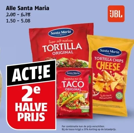 Aanbieding: Alle Santa Maria