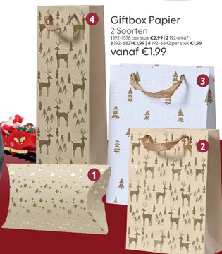 Aanbieding: Giftbox Papier