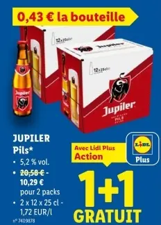 Offre: JUPILER Pils