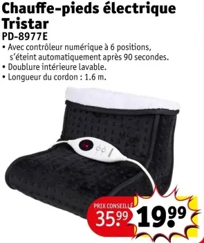 Offre: Chauffe-pieds électrique