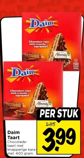 Aanbieding: Daim Taart