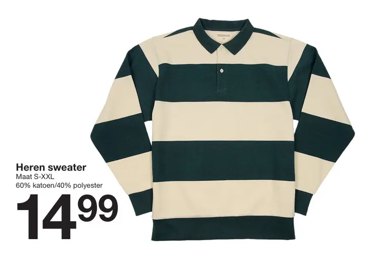 Promotie: Heren sweater