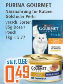 Aanbieding: Nassnahrung für Katzen Gold oder Perle