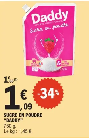 Promotie: Sucre en poudre