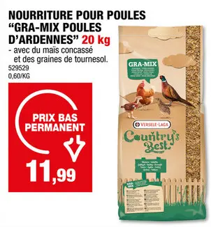 Offre: Country's Best Gra-Mix nourriture poules d'Ardennes 20kg
