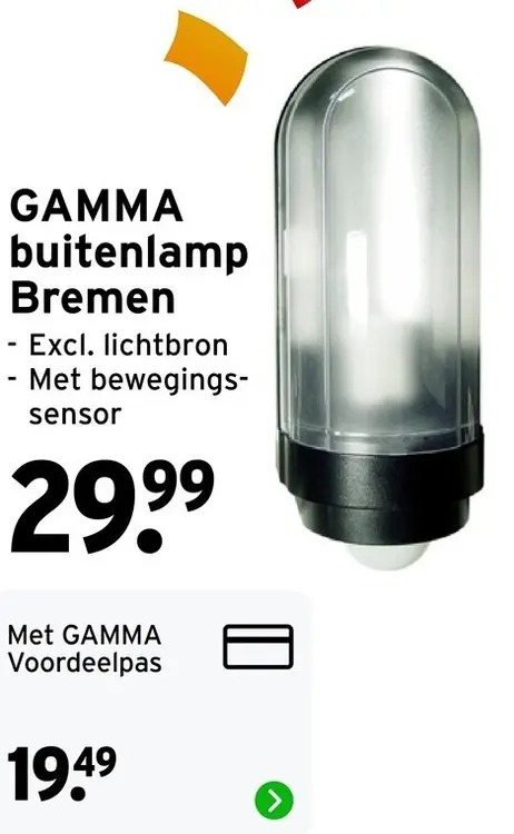 Aanbieding: Buitenlamp Bremen