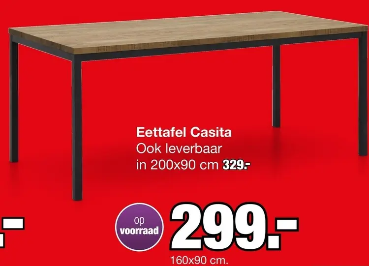 Aanbieding: Eettafel Casita