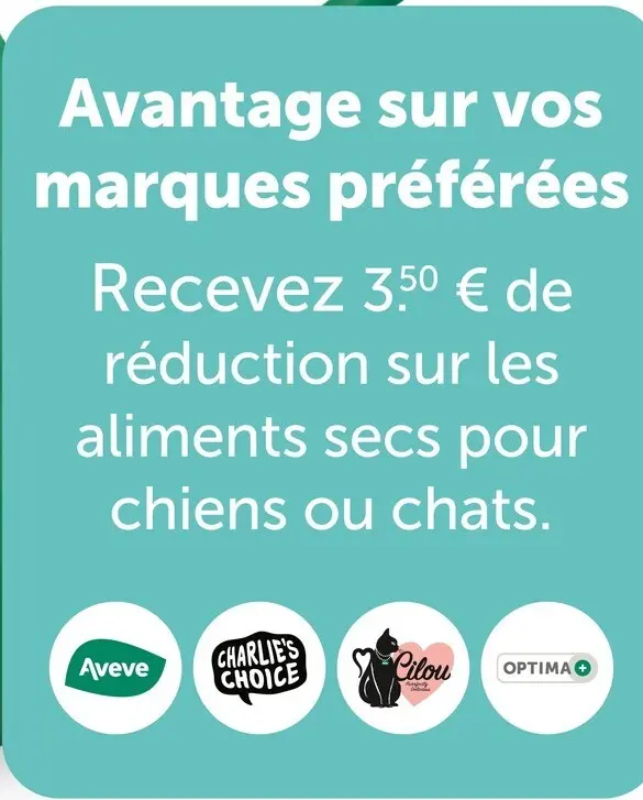 Offre: Aliments secs pour chiens ou chats