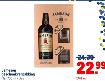 Aanbieding: Jameson geschenkverpakking